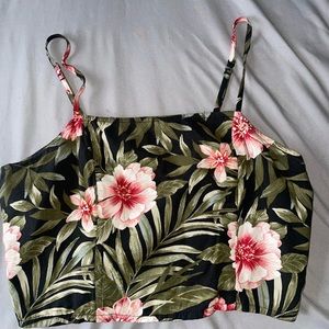 Floral crop top